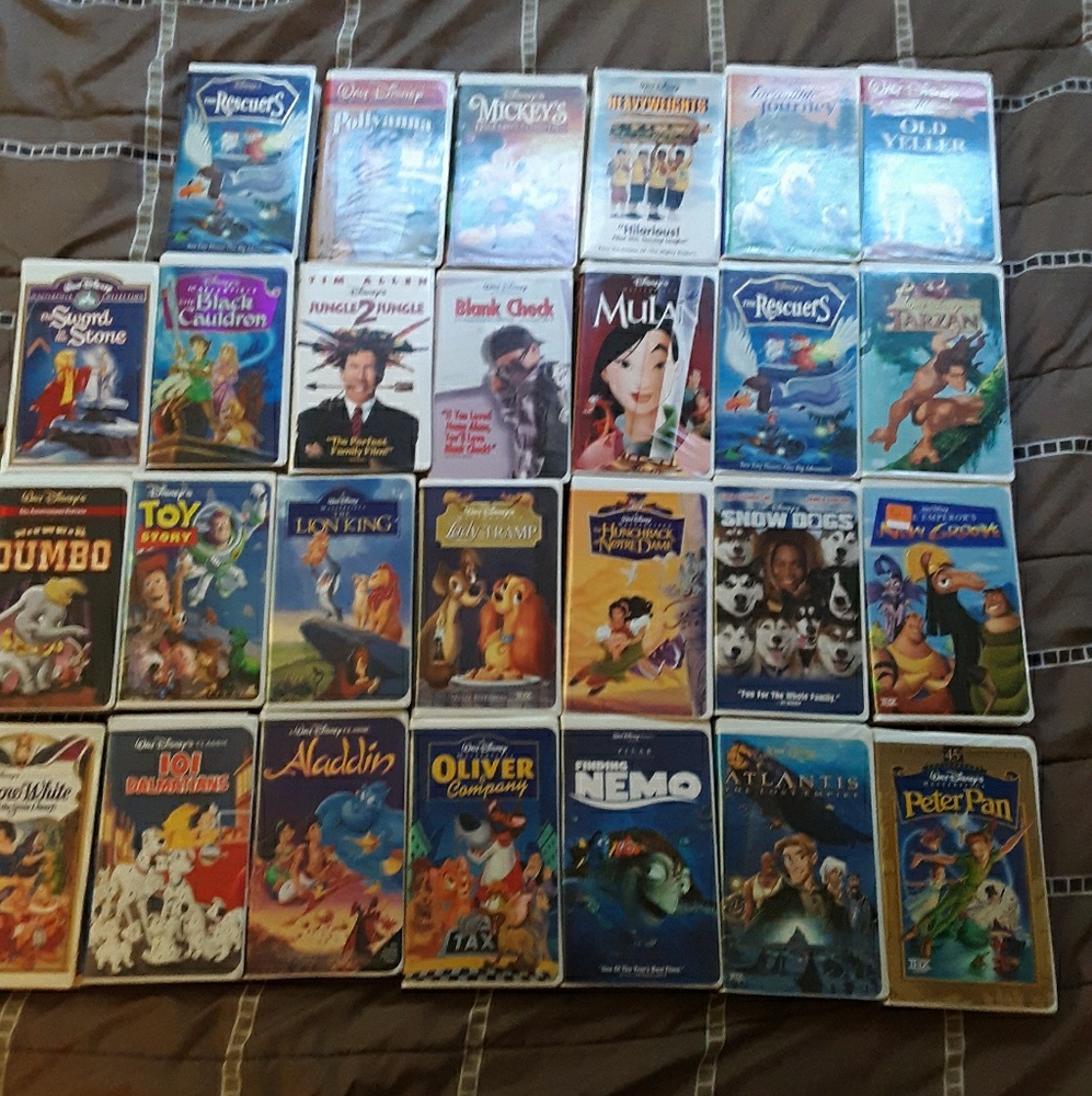 Disney VHS lot